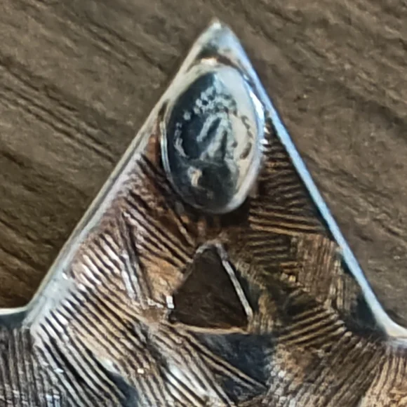 Beautiful Heavy Sterling Silver Star of David       Pendant - Picture 4 of 6